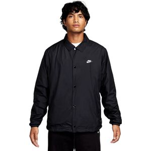 NIKE - nike club men's coach's jacket - Zwart-Wit