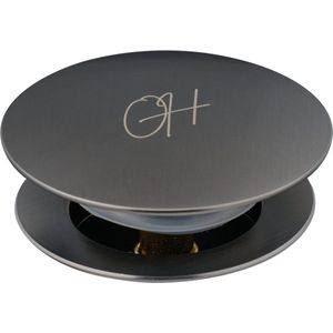 Ostiumhome® - Wastafel Afvoerplug - Pop-up Click Waste - Universeel - Gun Metal - Flusso