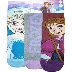 Disney Frozen- sokken Disney Frozen - 3 paar - Meisjes - maat 31-34