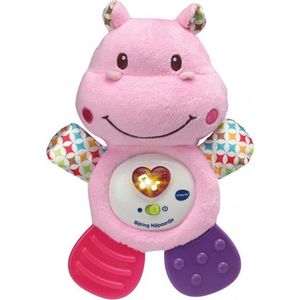 VTech Baby Bijtring Nijlpaardje - Educatief Baby Speelgoed - Geluiden, Vrolijke Zinnetjes, Melodietjes & Liedjes - 0 tot 24 Maanden