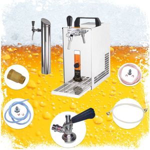 Complete set - Biertap PYGMY 20/K, met membraanpomp, 1-kraans roestvrijstalen droogkoeler, 25 liter/u - Biertap, Beertender, Thuistap, Bierkoeler, Green Line .