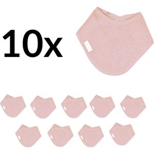 Funnies Bandana Slabben 10-pack | Blush | Set Van 10 Stuks | Spuugdoekjes | Monddoekjes