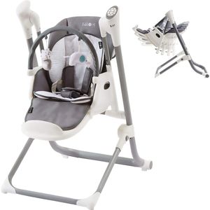 FableKids 2in1 Kinderstoel - Schommelstoel baby - van 6 tot 36 maanden - Opvouwbaar