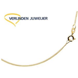 ketting - gourmet - geel goud - 42 cm - 2.1 gram - 1.2 mm breed - 14 karaat - verlinden juwelier