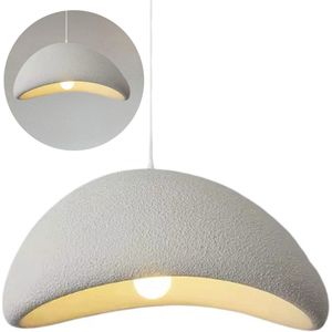 Blyx® Wabi Sabi Lamp - Hanglampen - Eettafel - Slaapkamer - Woon - Wit - 50x29x28 cm
