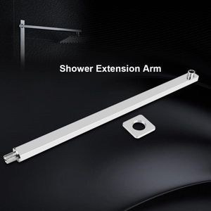 Shower Arm 60cm Stainless Steel Construction Wall Mounted Shower Extension Arm for Bathroom Fixing