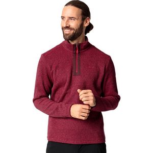 Vaude Tesero Fleece Met Halve Rits Rood XL Man