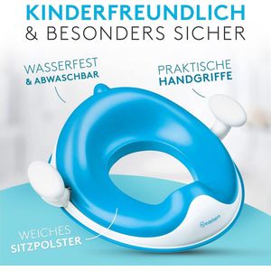 Toiletbril voor kinderen, toilettraining, toilettrainer, wc-bril, babytoiletbril voor kleine kinderen, geschikt voor ronde en ovale toiletten