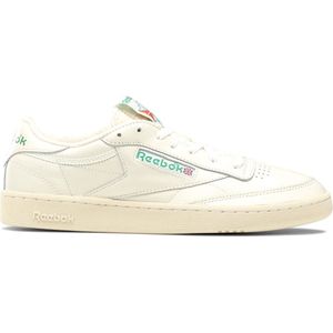 Reebok Club C 85  Sneakers - Maat 41 - Unisex - crème/groen