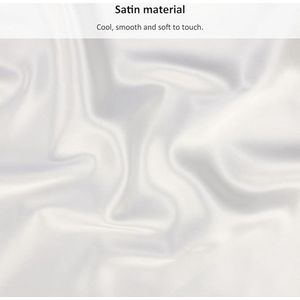 Satijnen hoeslaken, 90x200x36 cm