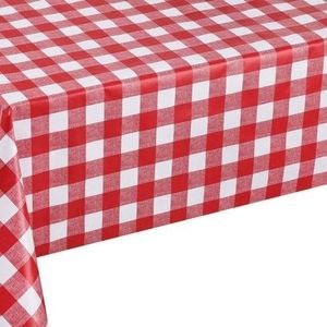 Tafelzeil Boerenruit rood/wit 140 x 150