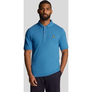 Lyle & Scott Plain Polo Shirt Polo's & T-shirts Heren - Polo shirt - Blauw - Maat XS