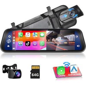 Equivera Dual Dashcam - Dashcam Voor En Achter - Auto Camera Dashcam - Dashcam Auto - Dual Dashcam Voor Auto