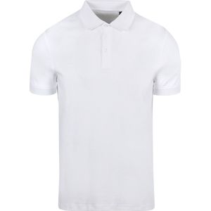 Suitable - Liquid Poloshirt Wit - Slim-fit - Heren Poloshirt Maat 3XL