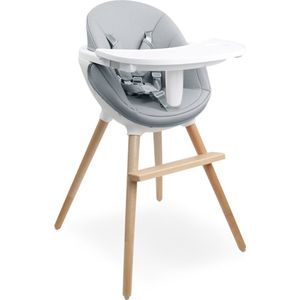 Kinderstoel Noomuz Premium- Elephant Grey - Modern design - 3 kleuren