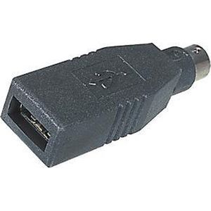 Adapter - USB A vrouwelijk - Mini DIN 6-Pin mannelijk