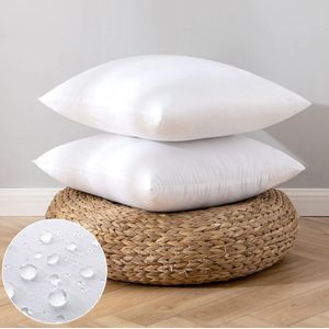 Set van 2 waterbestendige kussens voor buiten, 45 x 45 cm, weerbestendig, multifunctioneel