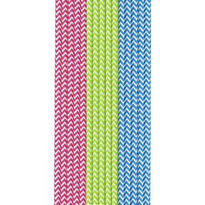 Duni Papieren Rietjes 50 Stuks Rood/Groen/Blauw