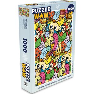 Puzzel Kinderen - Patronen - Regenboog - Design - Meiden - Jongens - Legpuzzel - Puzzel 1000 stukjes volwassenen