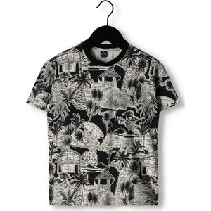 Common Heroes 2311-8430-360 jongens Shirt - Maat 98/104 - Zwart dessin van 95% Cotton 5% elastane