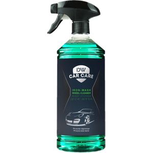 Velgenreiniger PH neutraal 1 liter- DW Iron wash- Zuurvrij- Snelle werking- Veilig voor RVS en Aluminium- Met waterafstotende werking en glansbooster