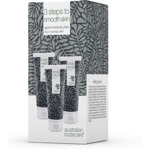 Australian Bodycare Kit voor Keratosis Pilaris en droge huid - 3 producten: Bodywash, scrub & lotionset voor een zachte, stralende huid - Exfoliërende, hydraterende en verzachtende formule met tea tree olie en natuurlijke ingrediënten