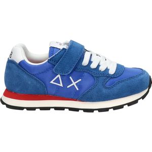 Sun68 Boys Tom Solid jongens sneaker - Blauw - Maat 39