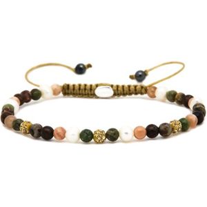 Karma Armband (Sieraad) Spiral Ginger xxs (gold crystal) Gold