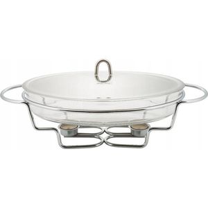 Kinghoff 1411- Warmhoudschaal - Rechaud - rond - 3.2 liter