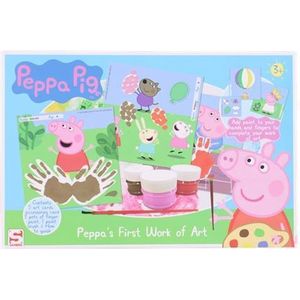 Peppa Pig vingerverf set - kids - peuters - knutsel - kinder kunstwerk