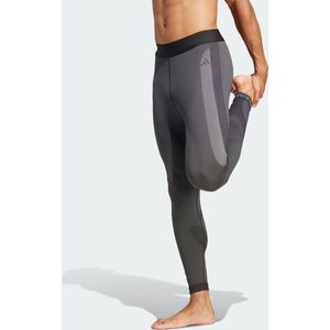 adidas Performance adidas PRIMEKNIT Yoga Seamless Training 7/8 Legging - Heren - Zwart - M