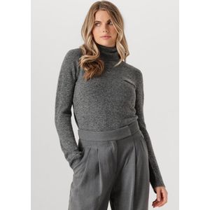 Liu Jo 3.0 Maglia Chiusa M/l Truien & vesten Dames - Sweater - Hoodie - Vest- Grijs - Maat 36