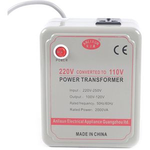 Spanningsomvormer 220V-250V naar 100V-120V - Step-down Converter voor 2000W Apparaten