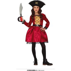 Fiestas Guirca - Jurk pirate meisjes - 7-9 jaar