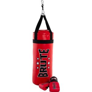 Brute Junior Kick Boksset Incl. Boks Zak, Bokshandschoenen 6 OZ & Swivel Max. 35KG