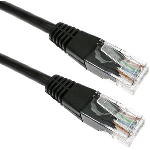 BeMatik - 1,8 m zwarte Cat.5e UTP Ethernet-netwerkkabel