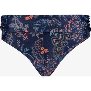 Osaga dames overslag bikinibroekje paisley print - Blauw - Maat 44