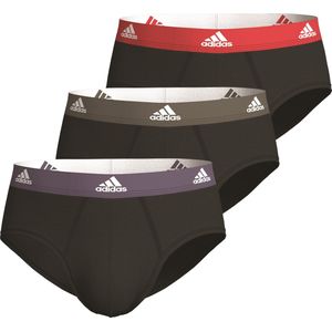 Adidas Sport Brief (3PK) Heren Onderbroek - zwart - Maat XXL