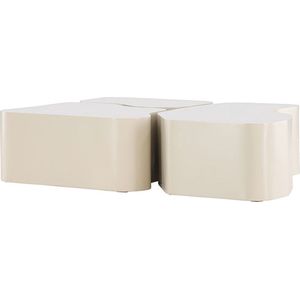 Nordland salontafel set van 3 beige.