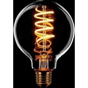 ETH Globe 80mm Filament spiraal LED 8w E27 230v 1800k dimbaar helder