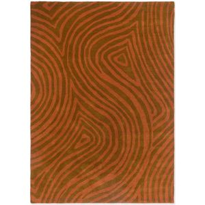 Vloerkleed Brink & Campman Decor Groove Burnt Orange 97703 - maat 160 x 230 cm