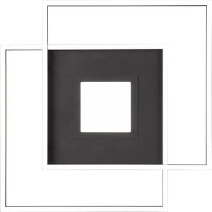 LED Plafondlamp - Plafondverlichting - Torna Avia - 36W - Aanpasbare Kleur - Afstandsbediening - Dimbaar - Mat Zwart - Aluminium