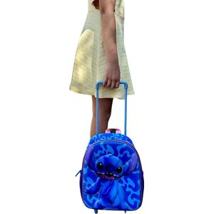3D Stitch Rugzak op Wieltjes - Backpack - Rugtassen - Schooltassen