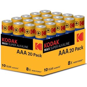 Kodak Max Super Alkaline AAA 20 Pack