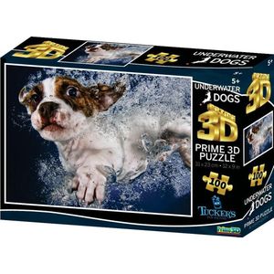 3D Image Puzzel - Underwaterdogs Popcicle (100)