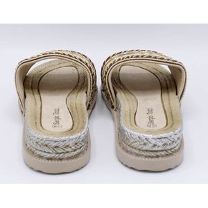 Slippers - fashion slippers - zomer slipper Ibiza stijl - Ibiza strandslippers - boho stijl - maat 38