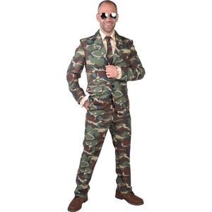 Magic Design Verkleedpak Camouflage Heren Polyester Maat Xxl