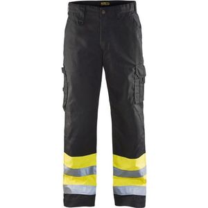 Blaklader Werkbroek High Vis 1564-1811 - Zwart/High Vis Geel - C58