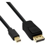 Mini DisplayPort - DisplayPort kabel - versie 1.2 (4K 60 Hz) - bi-directioneel / zwart - 3 meter