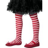 Smiffys - Striped Kinder panty - Rood/Wit